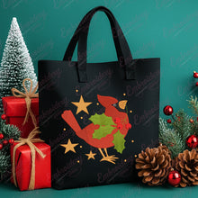 Christmas Cardinal Bird Embroidery Design