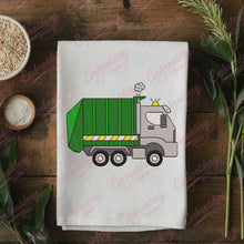 Garbage Truck Embroidery Design