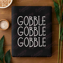 Gobble Gobble Thanksgiving Embroidery Design