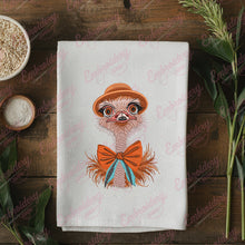 Funny Ostrich Bird Embroidery Design