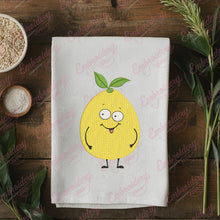 Happy Lemon Embroidery Design