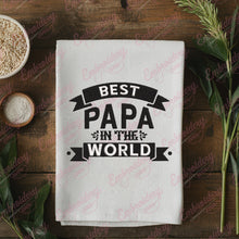 Best Papa In The World Embroidery Design
