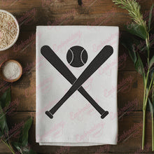 Baseball Bat Embroidery Design