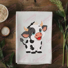 Cute Baby Cow Machine Embroidery Design
