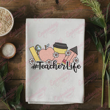 Teacher Life Embroidery Design
