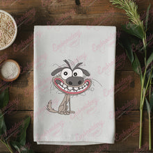 Crazy Dog Machine Embroidery Design