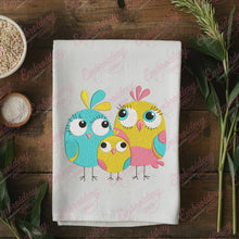 Funny Birds Machine Embroidery Design