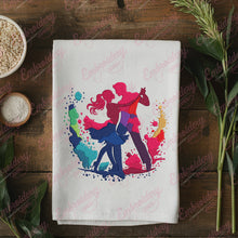 Dancing Couple Embroidery Design