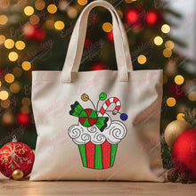 Christmas Cupcake Embroidery Design