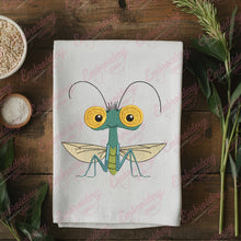 Cute Grasshopper With Big Eyes Embroidery Design