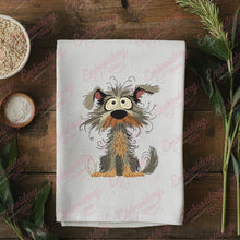Crazy Dog Embroidery Design