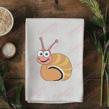 Cute And Funny Snail Embroidery Design
