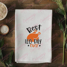 Thanksgiving Best Leg Day Embroidery Design