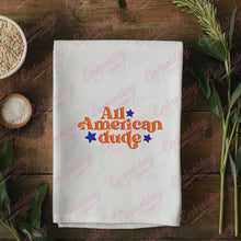 All American Dude Embroidery Design