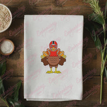 Thanksgiving Football Gobble Turkey Embroidery Design