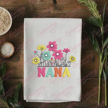 Floral Nana Embroidery Design