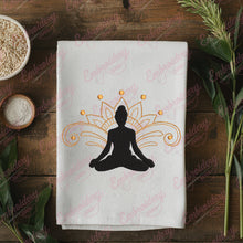 Yoga Meditation Asana Embroidery Pattern