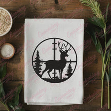 Deer Hunting Embroidery Design
