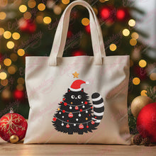 Grumpy Christmas Cat Embroidery Design