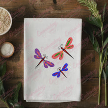 Beautiful Dragonflies Embroidery Design