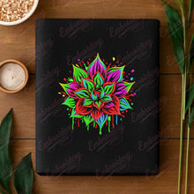 Colorful Mandala Flower Embroidery Design
