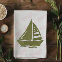 Sailboat Embroidery Design