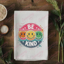 Be Kind Smiley Face Embroidery Design