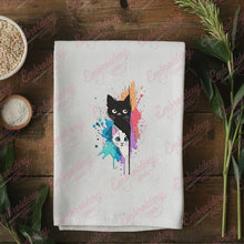 Abstract Cats Embroidery Design