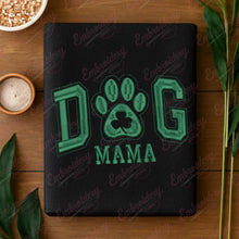 Dog Mama Text Embroidery Design