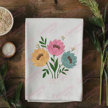 Gradient Floral Arrangement Embroidery Design