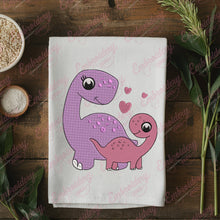 Cute Dinosaur Embroidery Design