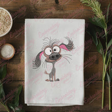 Messy Puppy Dog Embroidery Design