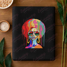 Women Black Queen Embroidery Design