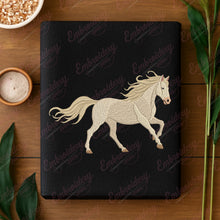White Horse Embroidery Design