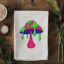 Colorful Mashroom Embroidery Design