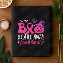 Boo Scare Away Breast Cancer Embroidery Design
