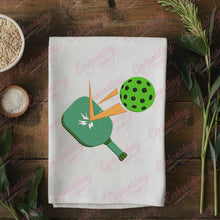 Pickleball And Paddle Embroidery Design