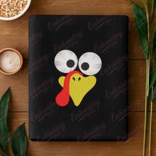 Thanksgiving Turkey Face Embroidery Design