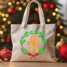 Christmas Gingerbread Joy Embroidery Design