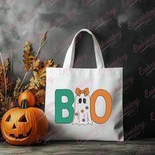 Boo Cute Halloween Word Embroidery Design