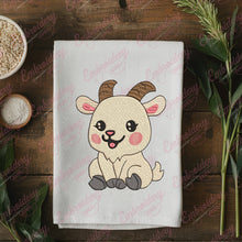 Funny Goat Embroidery Design