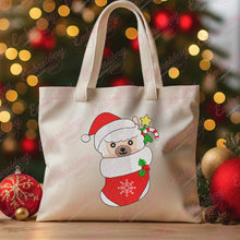 Christmas Llama In Stocking Embroidery Design