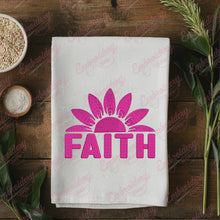 Faith Blossom Breast Cancer Embroidery Design