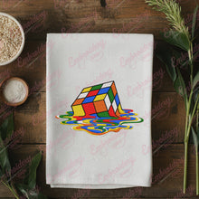Melting Rubik Cube Machine Embroidery Design