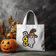 Cute Little Halloween Boo Machine Embroidery Design