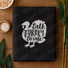 Talk Turkey to Me Thanksgiving Embroidery Design