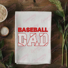 Baseball Dad Embroidery Design