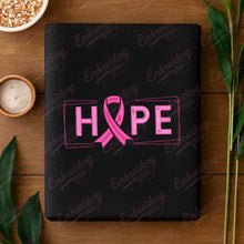 Hope Breast Cancer Awareness Embroidery Design