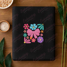 Floral & Festive Bow Embroidery Design