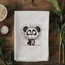 Crazy Panda Embroidery Design